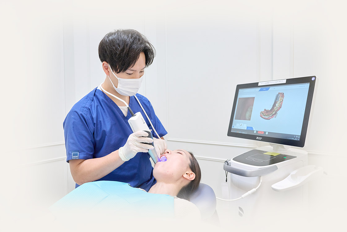 3Dデジタル口腔スキャナーによるデジタルスキャニング技術で高精度の口腔内マップを作成